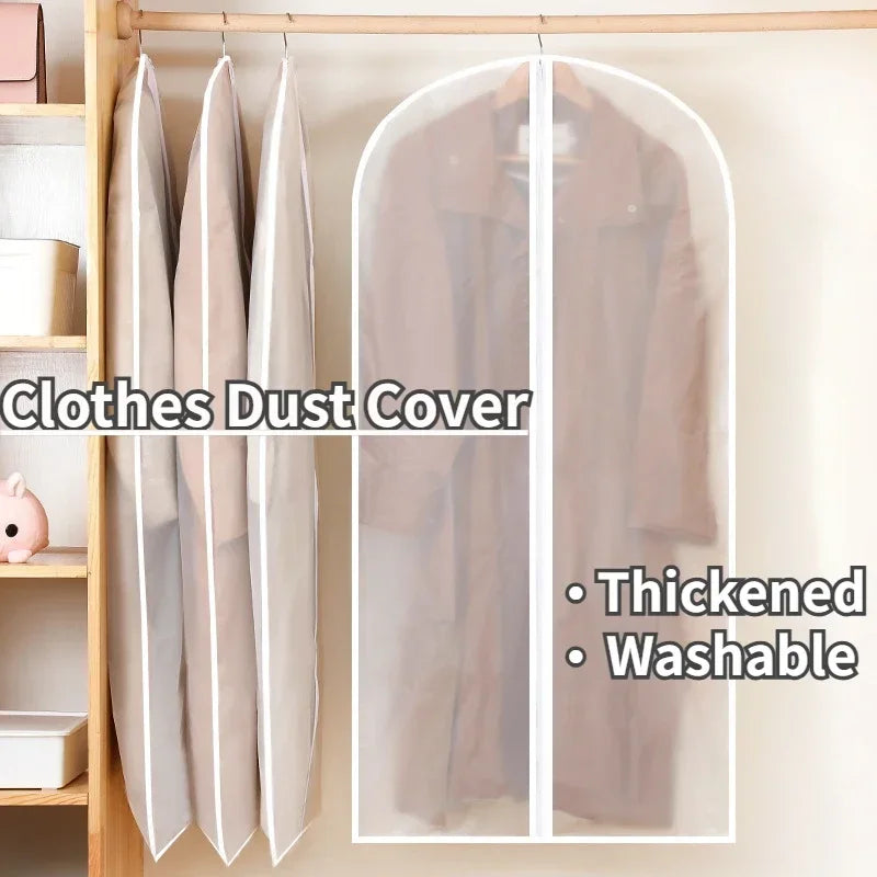 Cloth Cover / Garment Cover/ shirt cover (100cm)/ suit cover (100cm)/ coat cover (120cm)/ top t shirt cover (80cm)/ long dress cover (140cm)